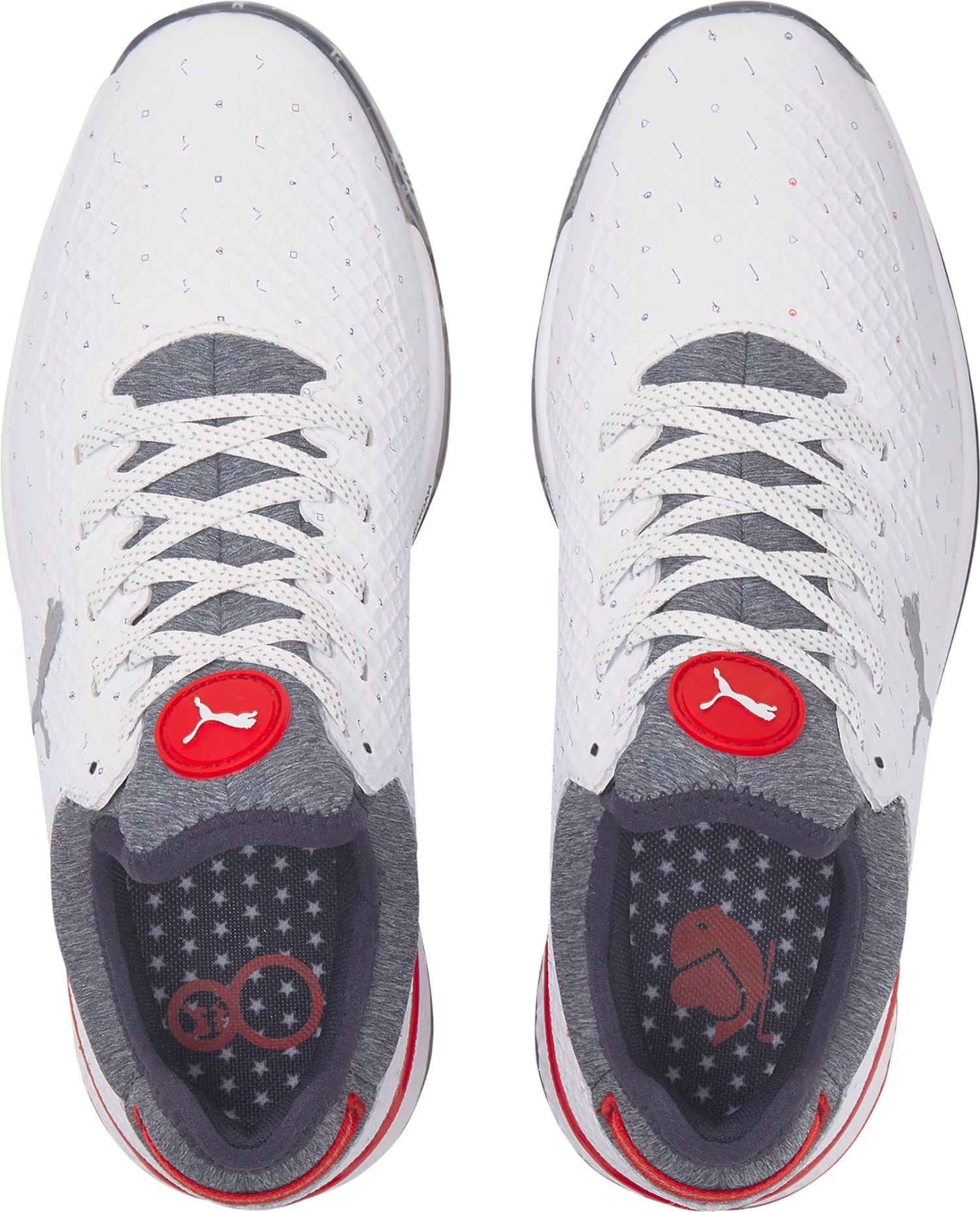 PUMA ProAdapt Alphacat Love H8 Golf Shoes For Men White/silver 6 PUMA ProAdapt Alphacat Love H8 Golf Shoes For Men White/silver - Image 4