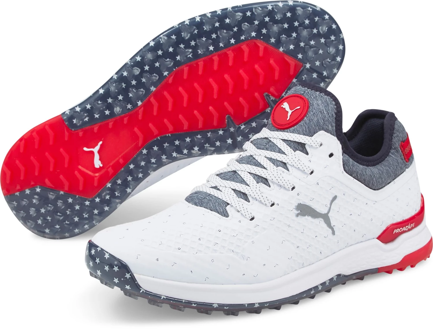 PUMA ProAdapt Alphacat Love H8 Golf Shoes For Men White/silver 8 PUMA ProAdapt Alphacat Love H8 Golf Shoes For Men White/silver - Image 6