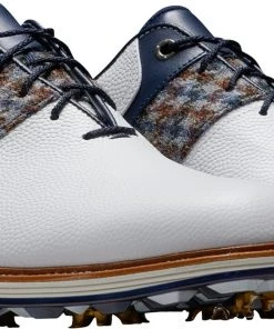 FootJoy X Harris Tweed Men's Premiere Series Packard Golf Shoes White/multi -Golf Shoes Sales 2022 unnamed file 1035