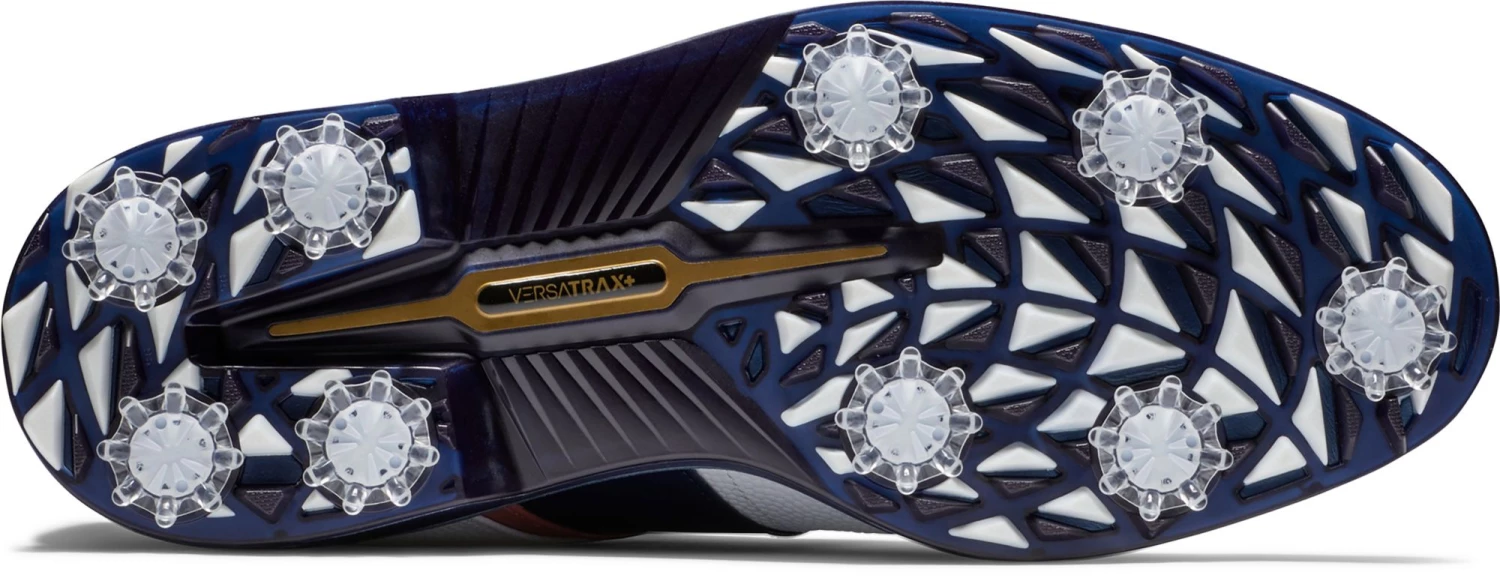 FootJoy Men's DryJoys Premiere Series Summer Classic Pack Golf Shoes White/navy/orange 4 FootJoy Men's DryJoys Premiere Series Summer Classic Pack Golf Shoes White/navy/orange - Image 2