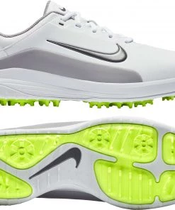 Nike Men's Vapor Golf Shoes White/med Grey/volt Glow