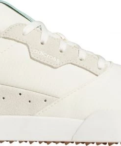 Adidas Youth Adicross Retro Golf Shoes For Girls' White/gold
