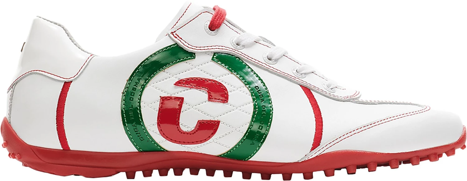 Duca Del Cosma Men's Kuba Golf Cleats White/navy 3 Duca Del Cosma Men's Kuba Golf Cleats White/navy