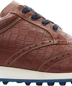 Duca Del Cosma Men's La Spezia Golf Cleats Crocodile