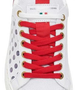 Duca Del Cosma Women's Esti Golf Shoes White/red -Golf Shoes Sales 2022 unnamed file 1159
