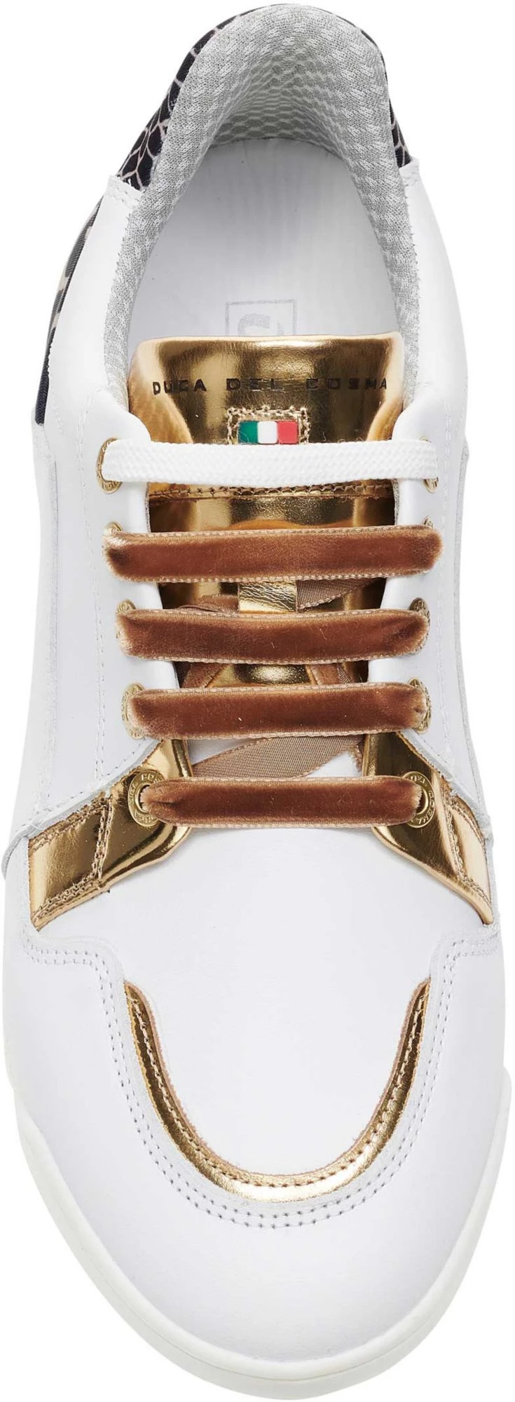 Duca Del Cosma Women's Vinci Golf Shoes White/gold 6 Duca Del Cosma Women's Vinci Golf Shoes White/gold - Image 4