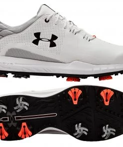 Under Armour Men's HOVR Matchplay Golf Shoes White/black