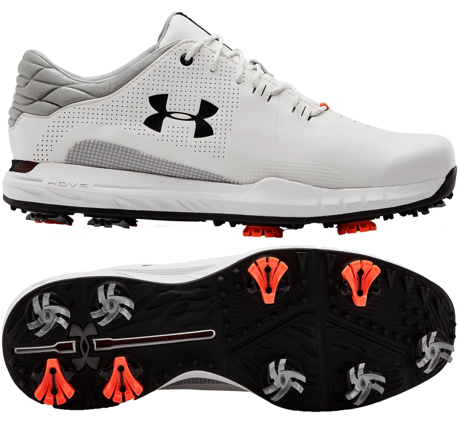 Under Armour Men's HOVR Matchplay Golf Shoes White/black 3 Under Armour Men's HOVR Matchplay Golf Shoes White/black
