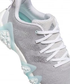 Adidas Women's CODECHAOS 22 Golf Shoes White/yellow -Golf Shoes Sales 2022 unnamed file 126