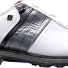 FootJoy Men's DryJoys Premiere Packard BOA Golf Shoes White/grey -Golf Shoes Sales 2022 unnamed file 1279