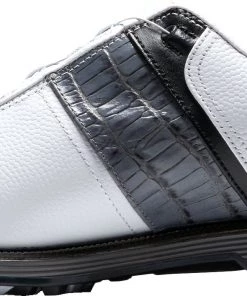 FootJoy Men's DryJoys Premiere Packard BOA Golf Shoes White/grey -Golf Shoes Sales 2022 unnamed file 1281