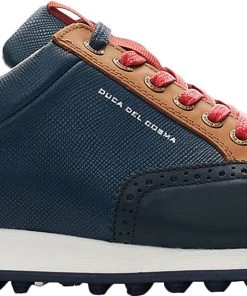 Duca Del Cosma Men's Camelot Golf Cleats White/grey