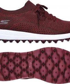 Skechers Women's GO GOLF Max Glitter Golf Shoes Burgundy