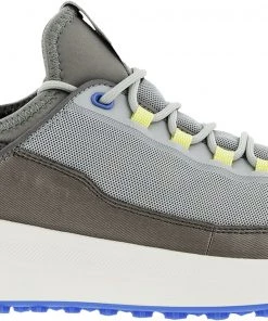 ECCO Men's Core Mesh Golf Shoes Concrete/sunny Lime