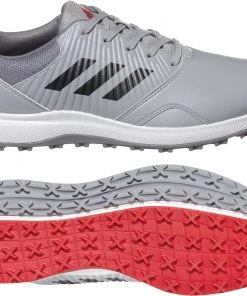 Adidas Men's CP Traxion SL Golf Shoes Grey/red