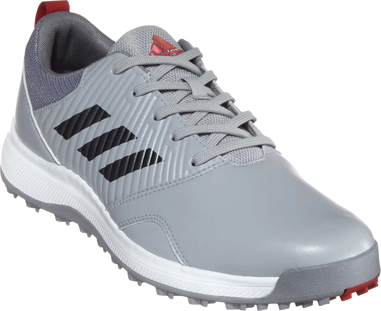 Adidas Men's CP Traxion SL Golf Shoes Grey/red 5 Adidas Men's CP Traxion SL Golf Shoes Grey/red - Image 3