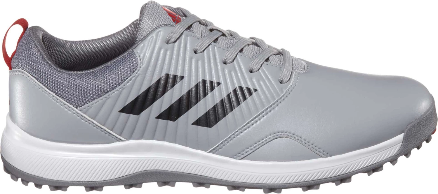 Adidas Men's CP Traxion SL Golf Shoes Grey/red 6 Adidas Men's CP Traxion SL Golf Shoes Grey/red - Image 4