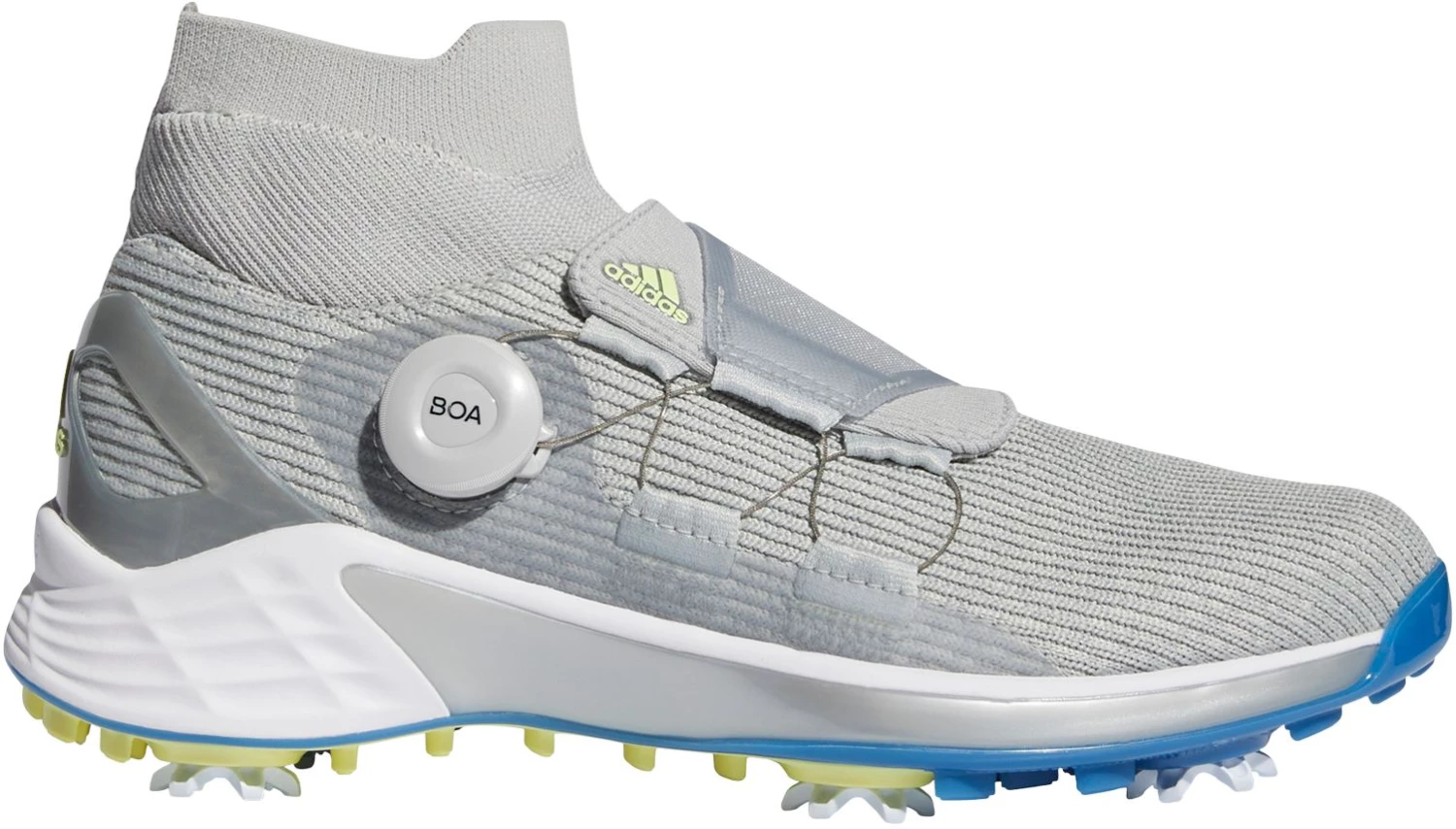 Adidas Women'sZG21 Motion Primegreen BOA Mid Cut Golf Shoes Grey/blue 3 Adidas Women'sZG21 Motion Primegreen BOA Mid Cut Golf Shoes Grey/blue