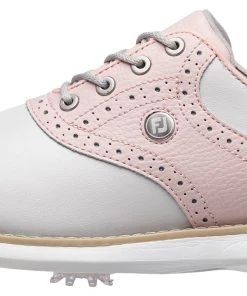 FootJoy Women's Traditions 22 Golf Shoes Grey/pink -Golf Shoes Sales 2022 unnamed file 159