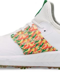 PUMA Men's IGNITE Articulate Palmer Camo Golf Shoes White/green -Golf Shoes Sales 2022 unnamed file 251
