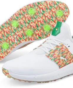 PUMA Men's IGNITE Articulate Palmer Camo Golf Shoes White/green -Golf Shoes Sales 2022 unnamed file 254