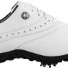 FootJoy Women's LoPro Golf Shoes White/tan