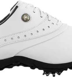 FootJoy Women's LoPro Golf Shoes White/tan