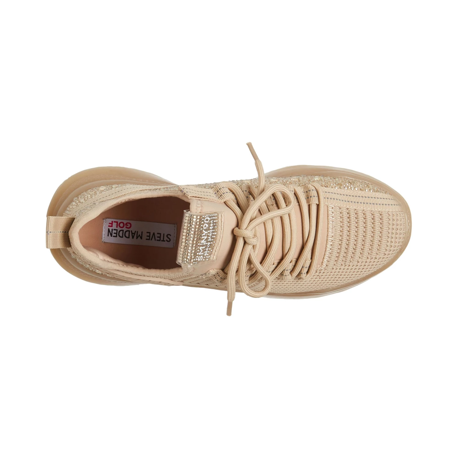 Steve Madden Women's First-T Knit Golf Shoes Blush 5 Steve Madden Women's First-T Knit Golf Shoes Blush - Image 3