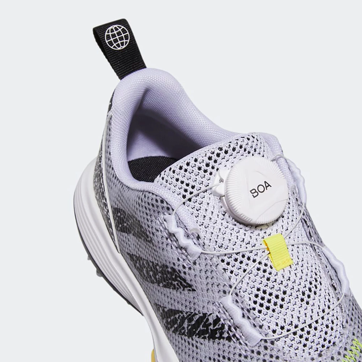 Adidas Youth CODECHAOS 22 BOA Golf Shoes For Girls' White/silver/grey 9 Adidas Youth CODECHAOS 22 BOA Golf Shoes For Girls' White/silver/grey - Image 7