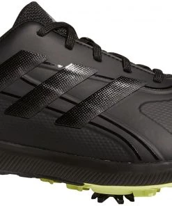 Adidas Men's Traxion Lite Max Golf Shoes Black/lime