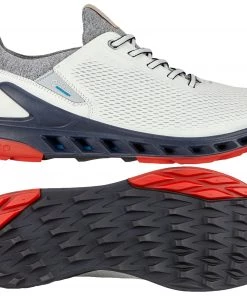 ECCO Men's BIOM Cool Pro Golf Shoes White/scarlet