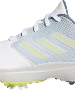 Adidas Youth ZG 21 Golf Shoes For Boys' White/acid Yellow -Golf Shoes Sales 2022 unnamed file 476