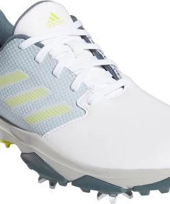 Adidas Youth ZG 21 Golf Shoes For Boys' White/acid Yellow -Golf Shoes Sales 2022 unnamed file 479