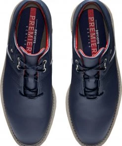 FootJoy Men's DryJoys Premiere Flint Golf Shoes Navy -Golf Shoes Sales 2022 unnamed file 547