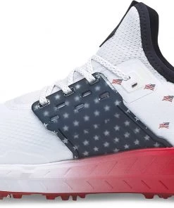 PUMA Men's IGNITE Articulate Volition Golf Shoes White/red/navy -Golf Shoes Sales 2022 unnamed file 570