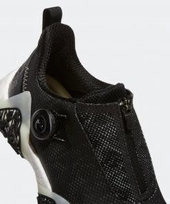 Adidas Women's CODECHAOS 22 BOA Golf Shoes Black/green/silver -Golf Shoes Sales 2022 unnamed file 594