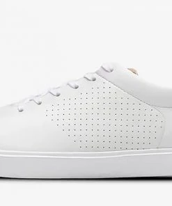 Cuater By TravisMathew Men's Phenom Leather Golf Shoes White -Golf Shoes Sales 2022 unnamed file 690