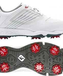 FootJoy Youth Fury Golf Shoes For Girls' White/silver