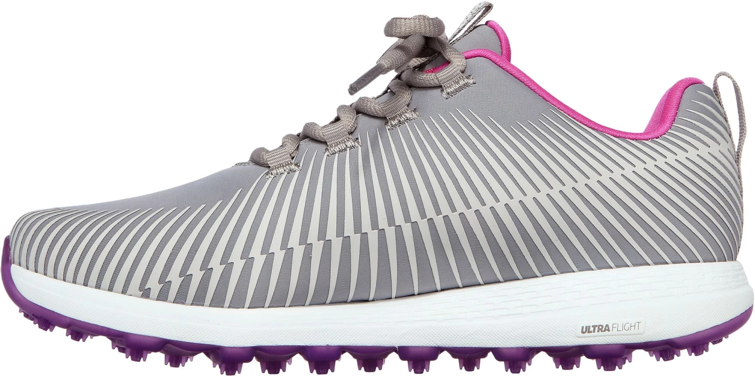 Skechers Women's GO GOLF Max Swing 21 Golf Shoes Grey/purple 5 Skechers Women's GO GOLF Max Swing 21 Golf Shoes Grey/purple - Image 3
