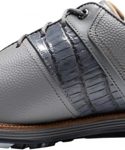 FootJoy DryJoys Premiere 21 Golf Shoes For Men Grey -Golf Shoes Sales 2022 unnamed file 829