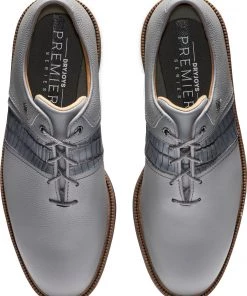 FootJoy DryJoys Premiere 21 Golf Shoes For Men Grey -Golf Shoes Sales 2022 unnamed file 830