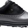 FootJoy Women's 2021 DryJoys Premiere Cleated Golf Shoes White/charcoal -Golf Shoes Sales 2022 unnamed file 833