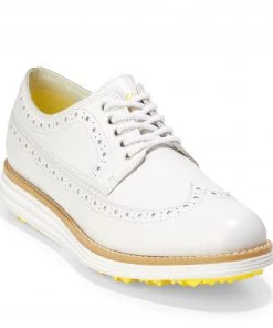 Cole Haan Women's Original Grand Wing Oxford 22 Golf Shoes White/pink -Golf Shoes Sales 2022 unnamed file 843