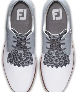 FootJoy Women's 2021 Sport Retro Spikeless Golf Shoes White/pink -Golf Shoes Sales 2022 unnamed file 884