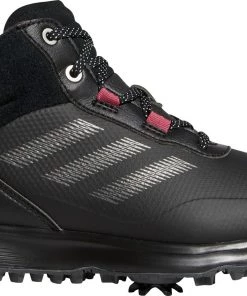 Adidas Women's S2G Spiked Mid Cut Golf Shoes Black/silver/pink